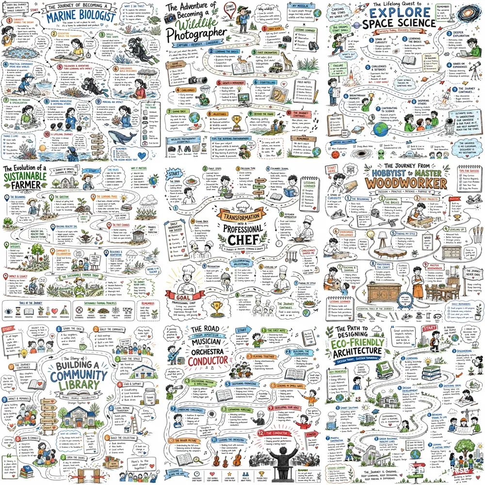 Visual Journey Story Map Poster Creators