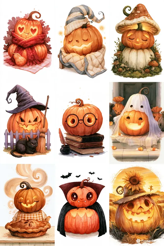 Cute Pumpkin Art Generator