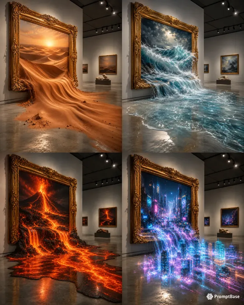 3D Art Escape The Frames