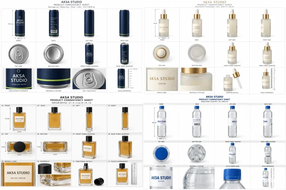 Product Consistency Sheets