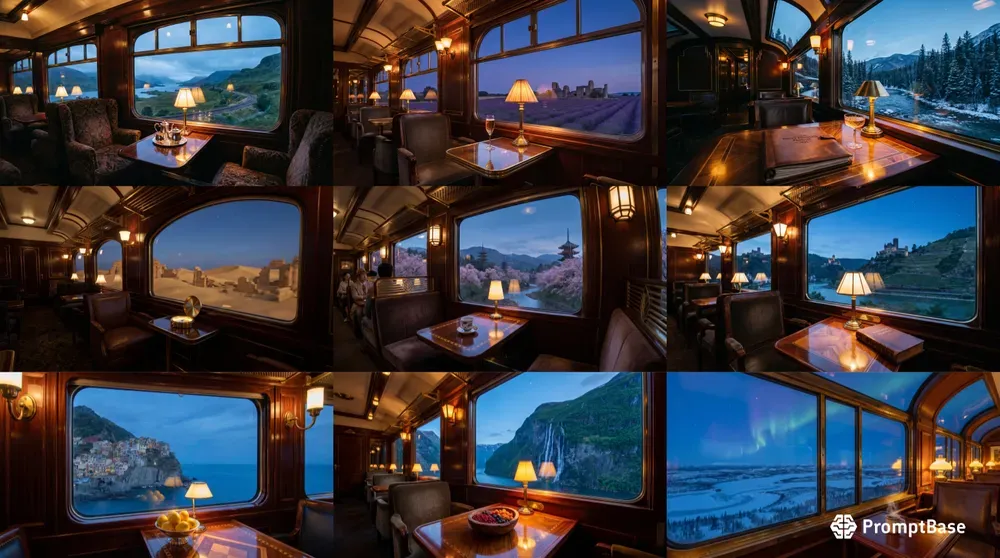 Nostalgic Luxury Window View Style