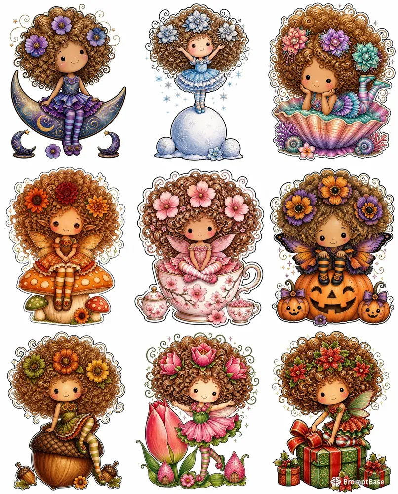 Fussy Cut Cute Little Fairy Etsy Cliparts
