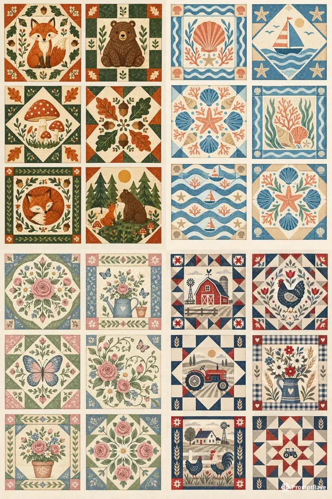 Quilt Block Concept Sheet Builders