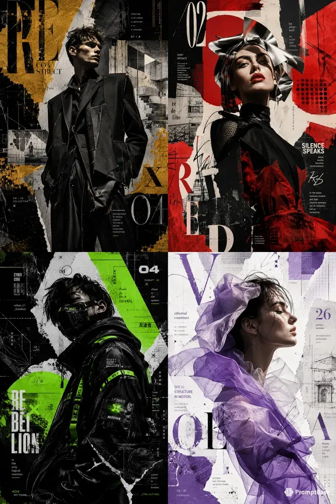 Fashion Campaign Collage Creators