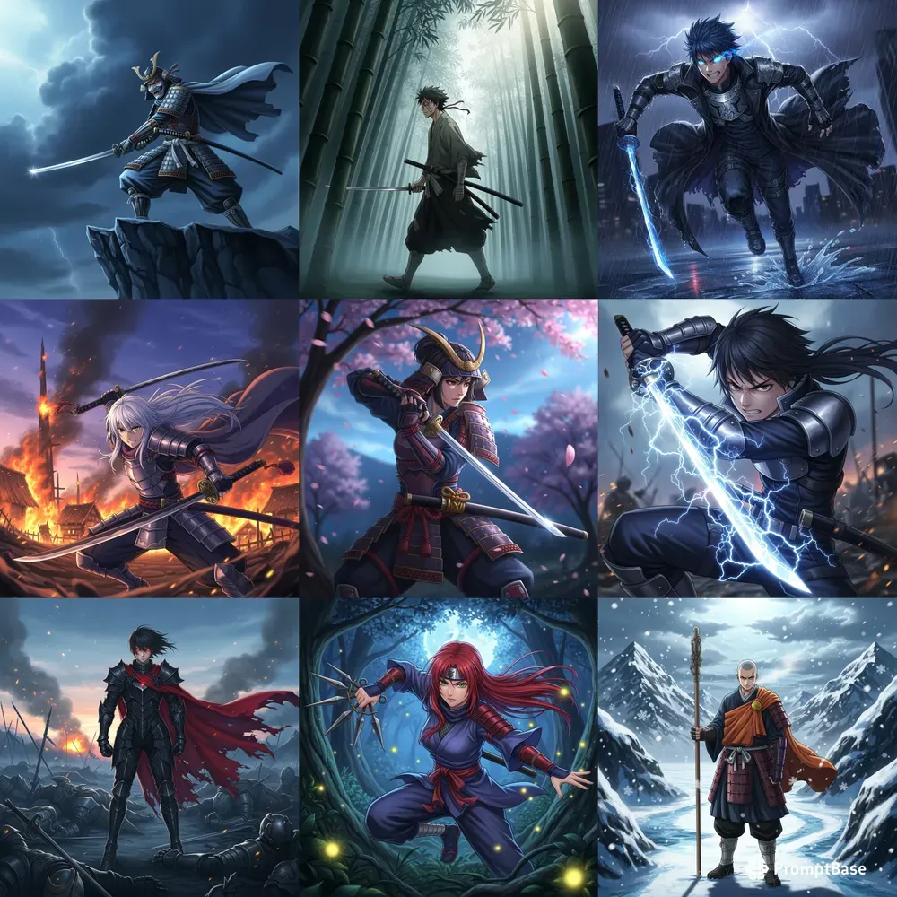 Dramatic Anime Illustrations