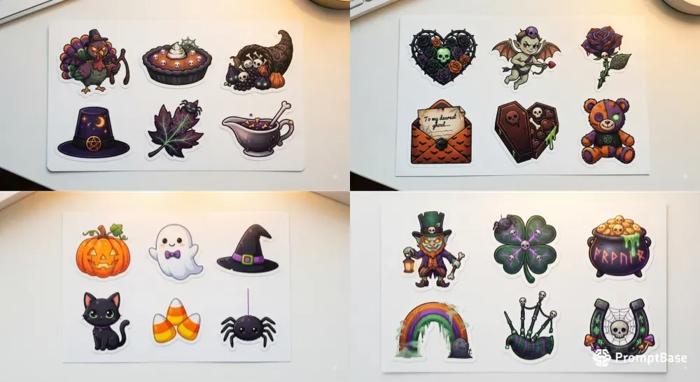 The Funspooky Celebrations Stickers