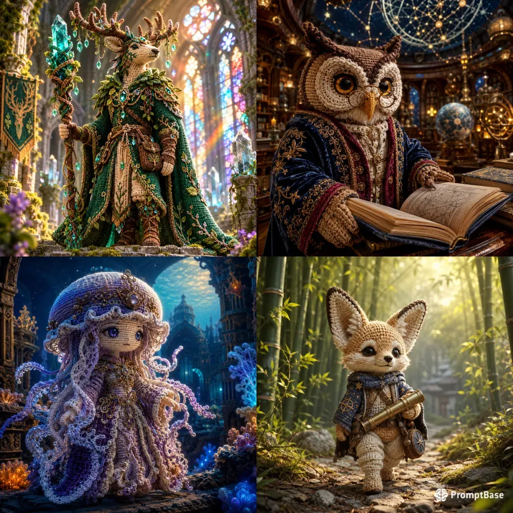Crochet Fantasy Portraits