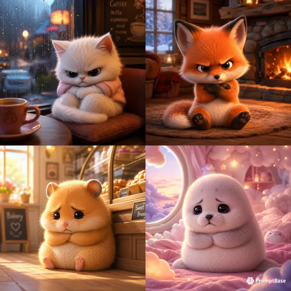 Tiny Moody Chibi Creatures Collections
