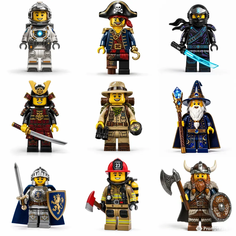 Premium Toy Brick Characters