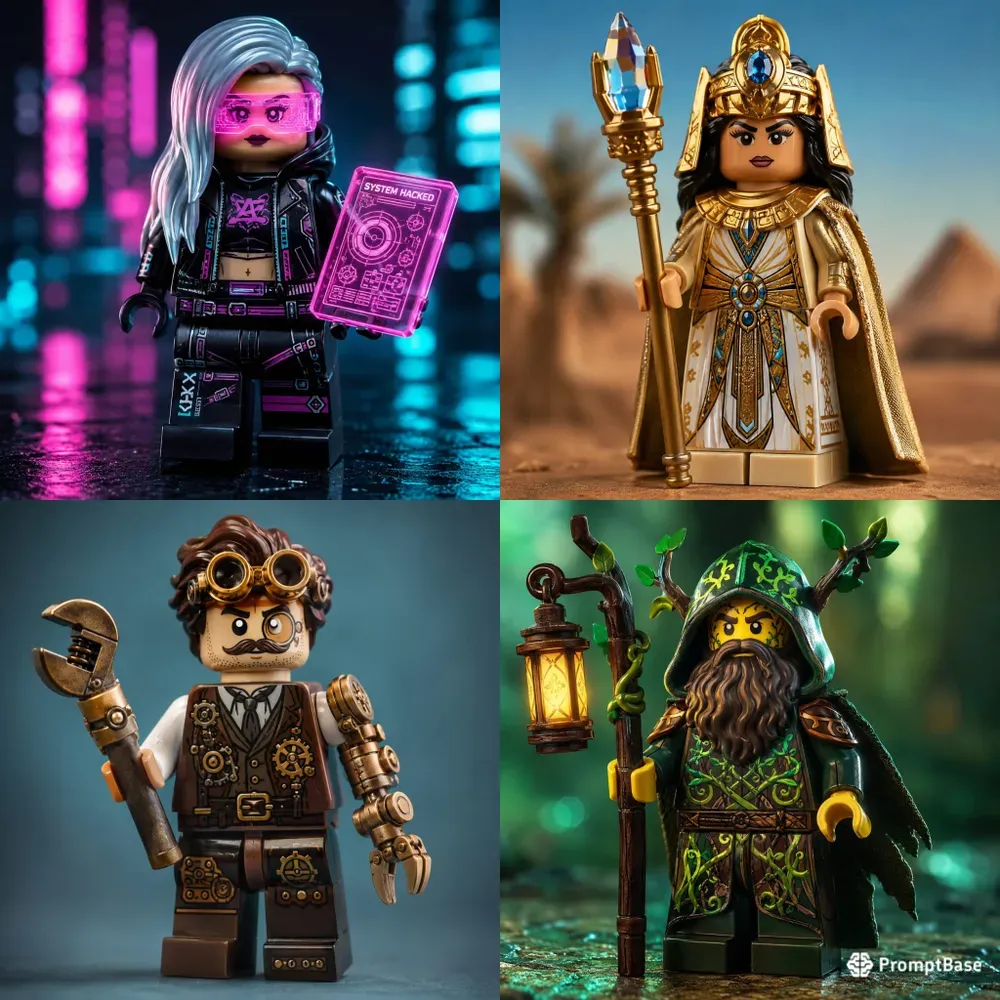 Cinematic Minifigure Portrait Collections