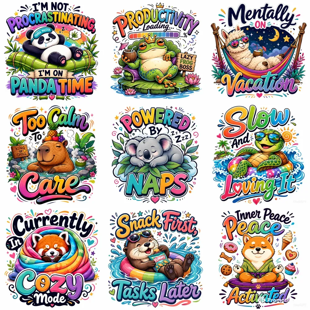 Lazy Vibes Character Quote Collections