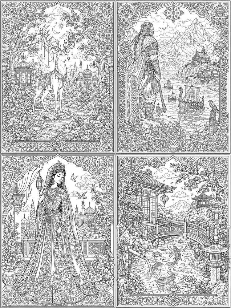 Masterpiece Coloring Pages