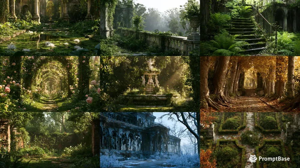 Abandoned Garden Art Generator