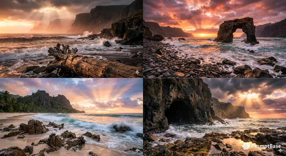 Cinematic Golden Hour Seascapes