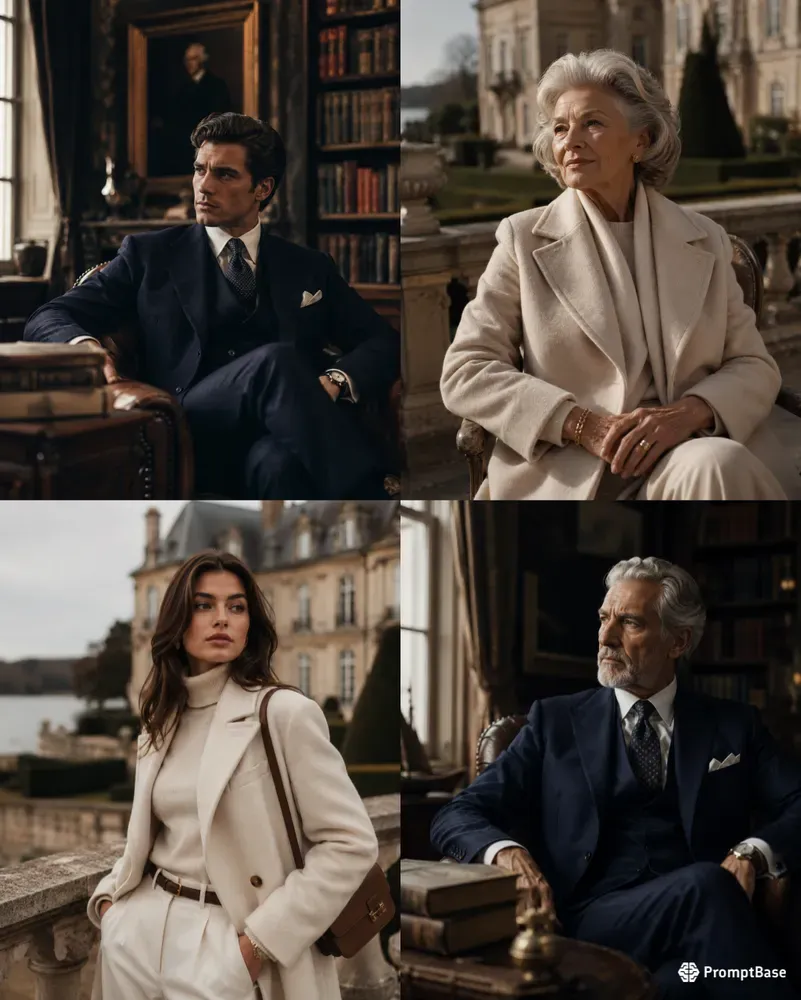 Old Money Fashion Portraits