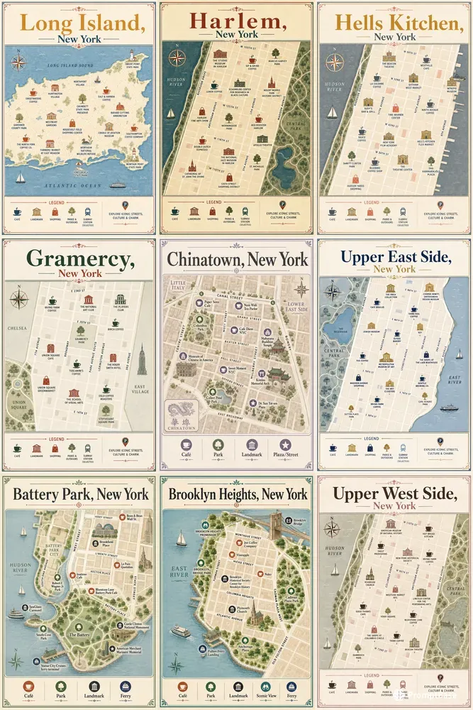 Neighborhood Illustrated Local Area Maps