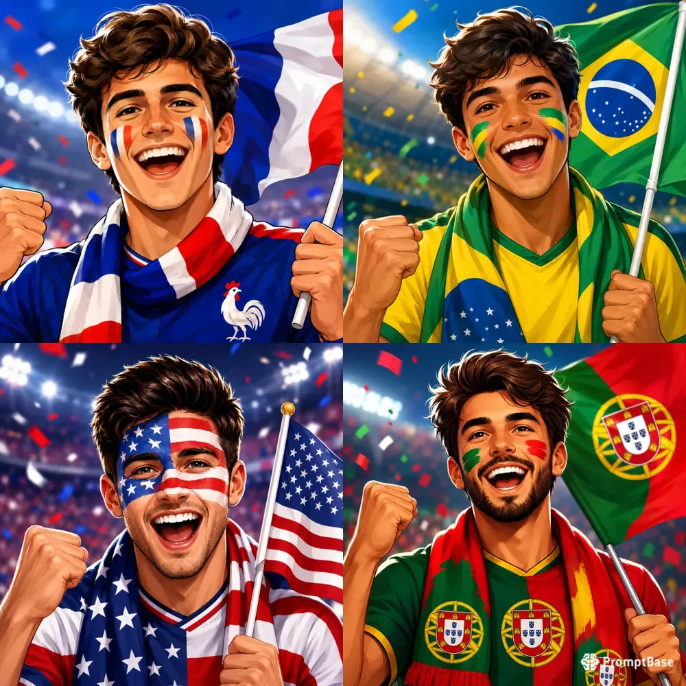 Football Fan Avatar Generator By Country