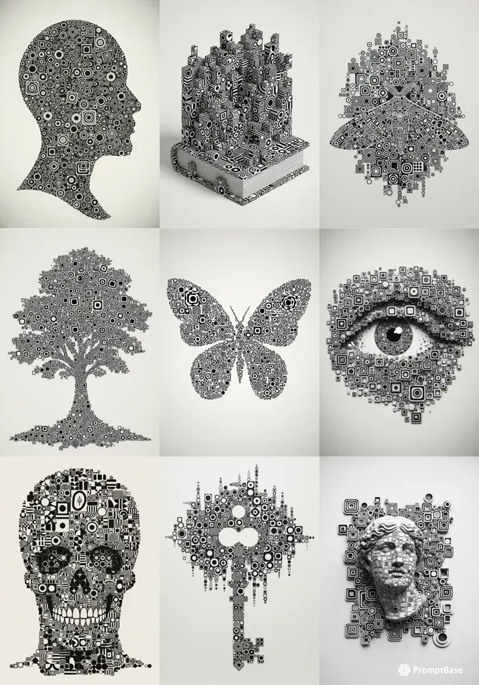 Abstract Geometric Illusions