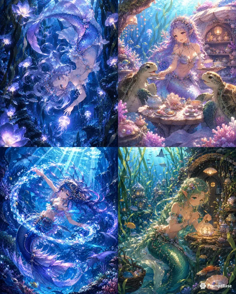Anime Under The Sea Mermaids Collections