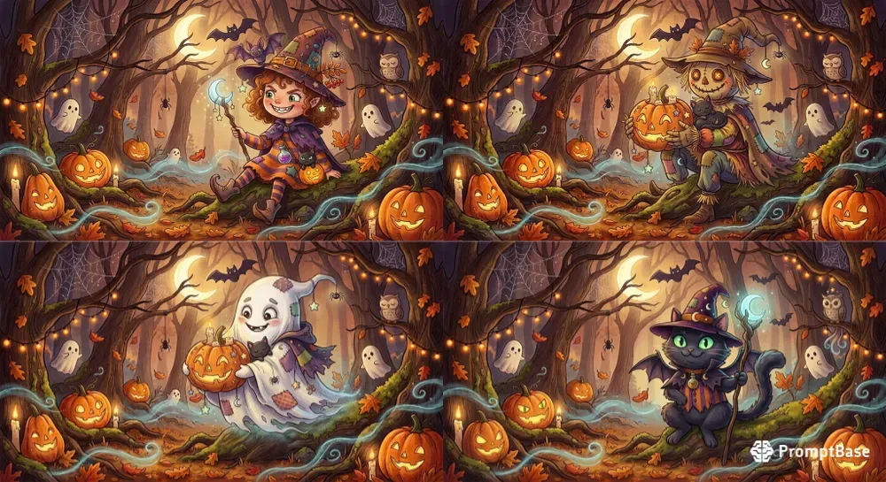 Whimsical Halloween Character Generator