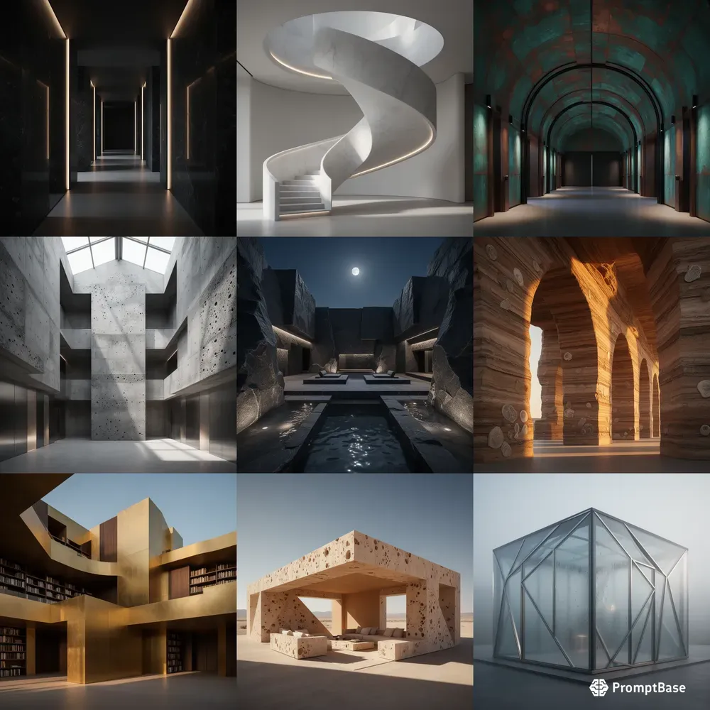 Liminal Luxury Monolithic Textures