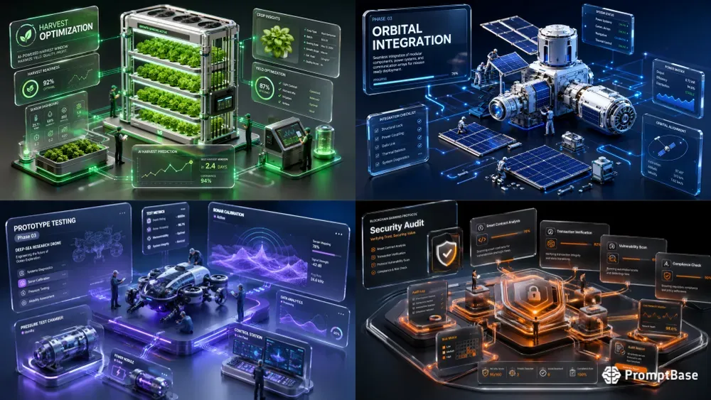 Premium 3D Agile Workflow Visualizations