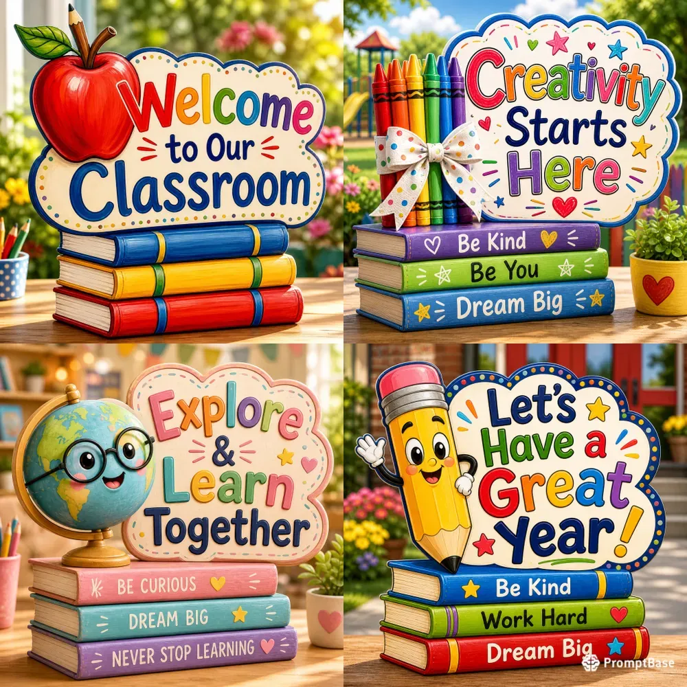 Creative Classroom Sign Sets