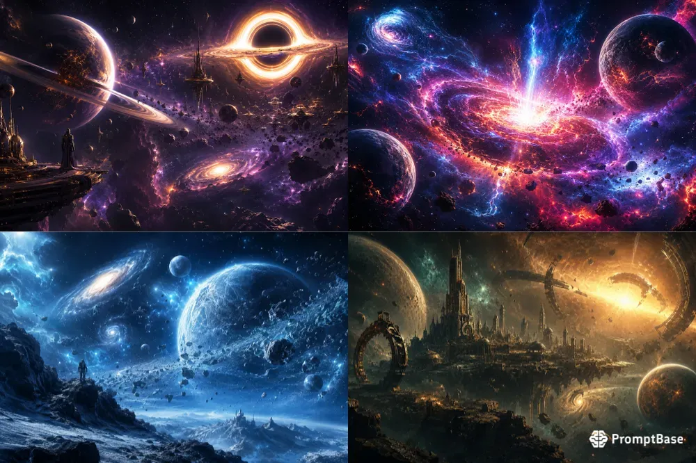 Cosmic Fantasy Landscape Generator