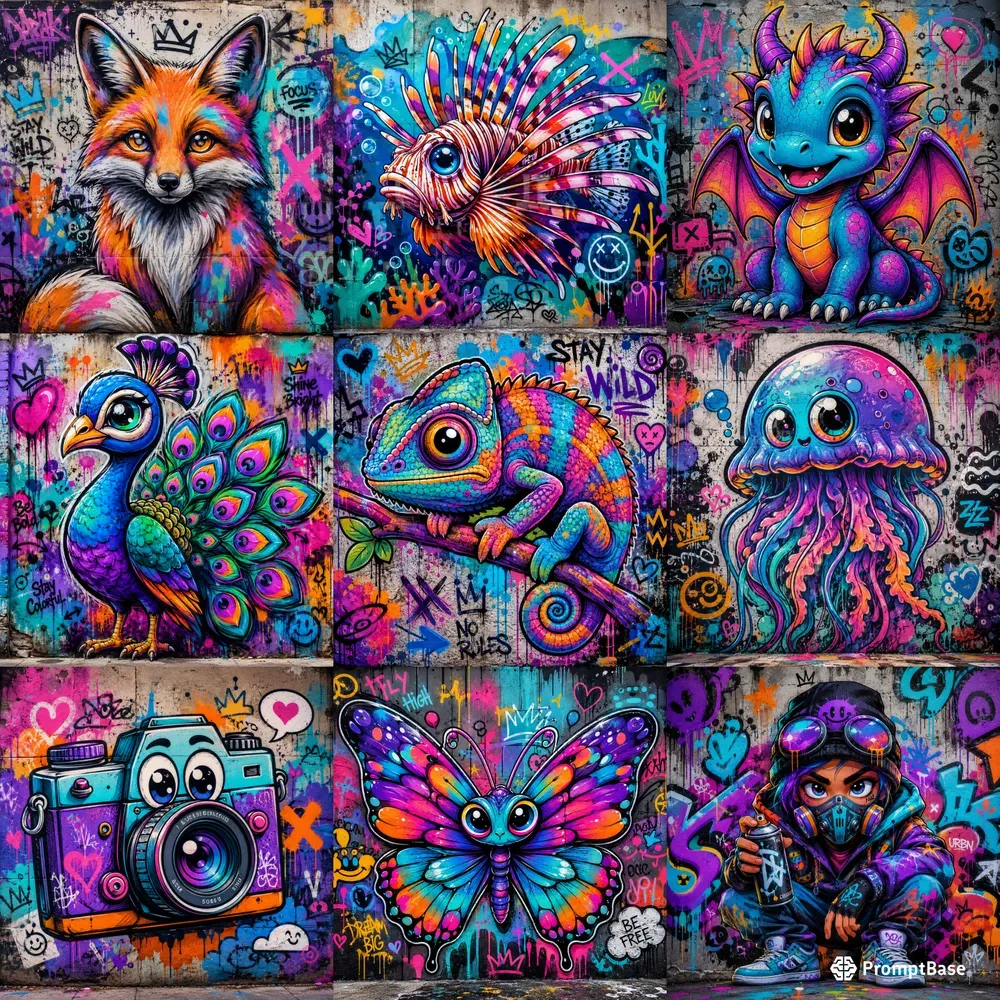 Urban Graffiti Character Art