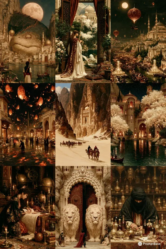 Cinematic Arabian Nights Worlds