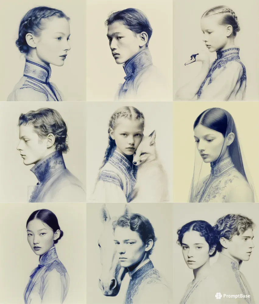 Classical Graphite Portraits