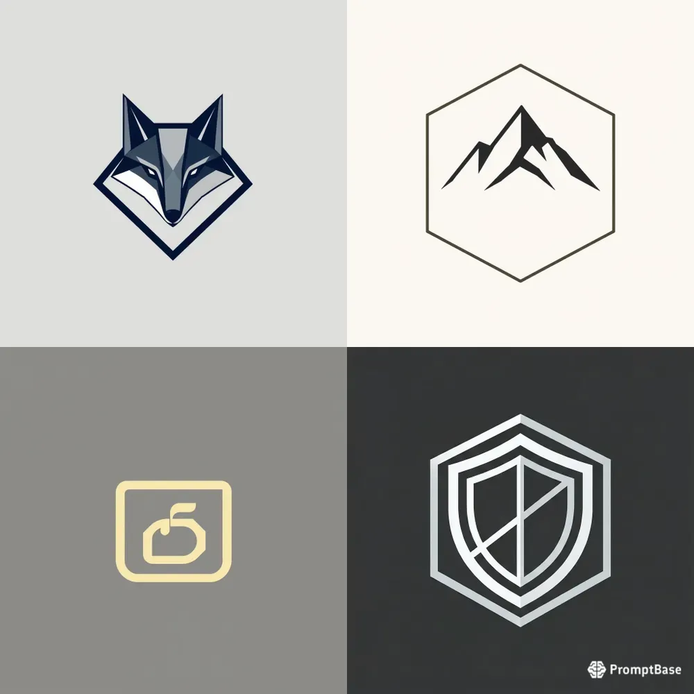 Minimalist Vector Logo Monograms