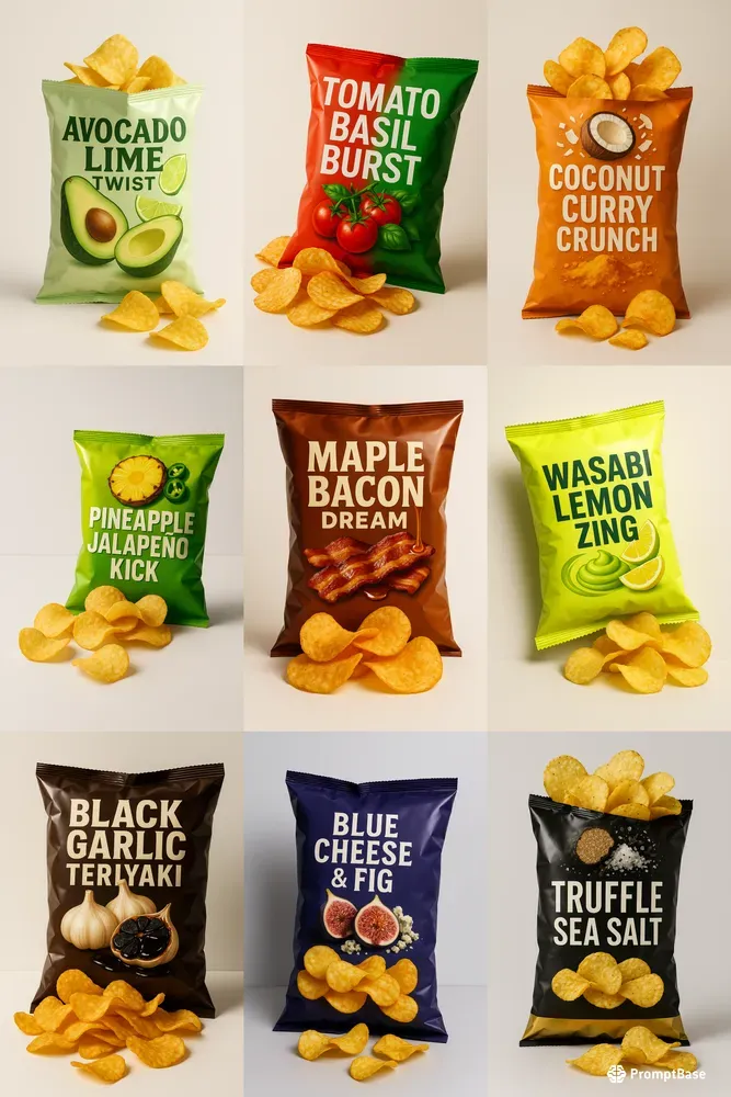 Bold Chip Bag Studio Shots