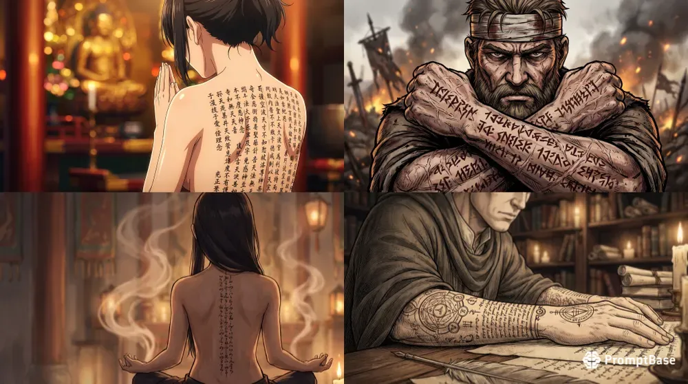Sacred Marked Character Portraits