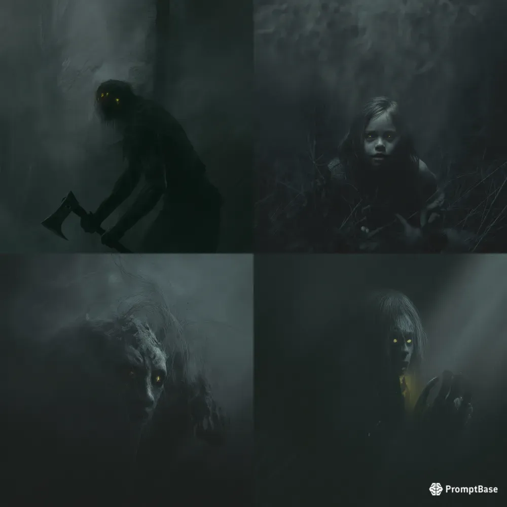 Dark Horror Book Covers