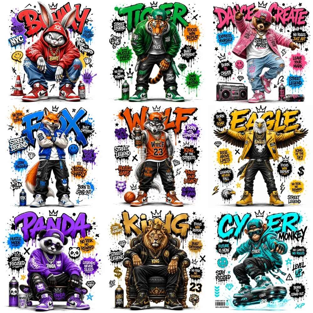Streetwear Character Tshirt Kits