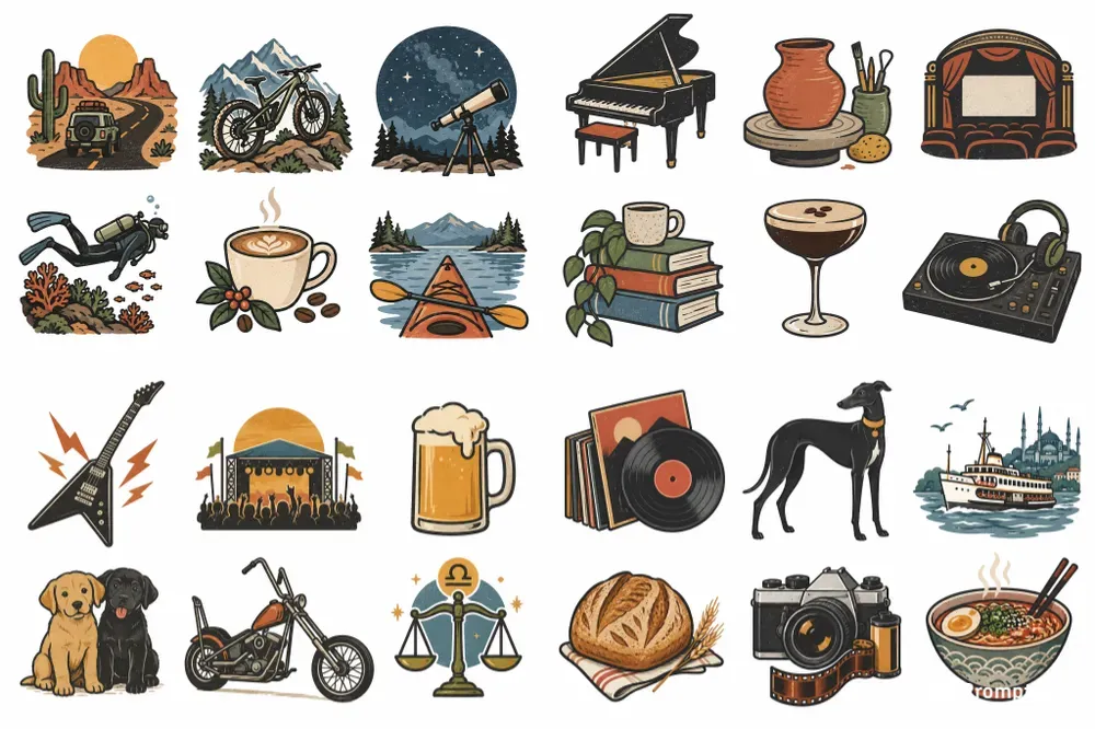 Your Lives In 6 Icons