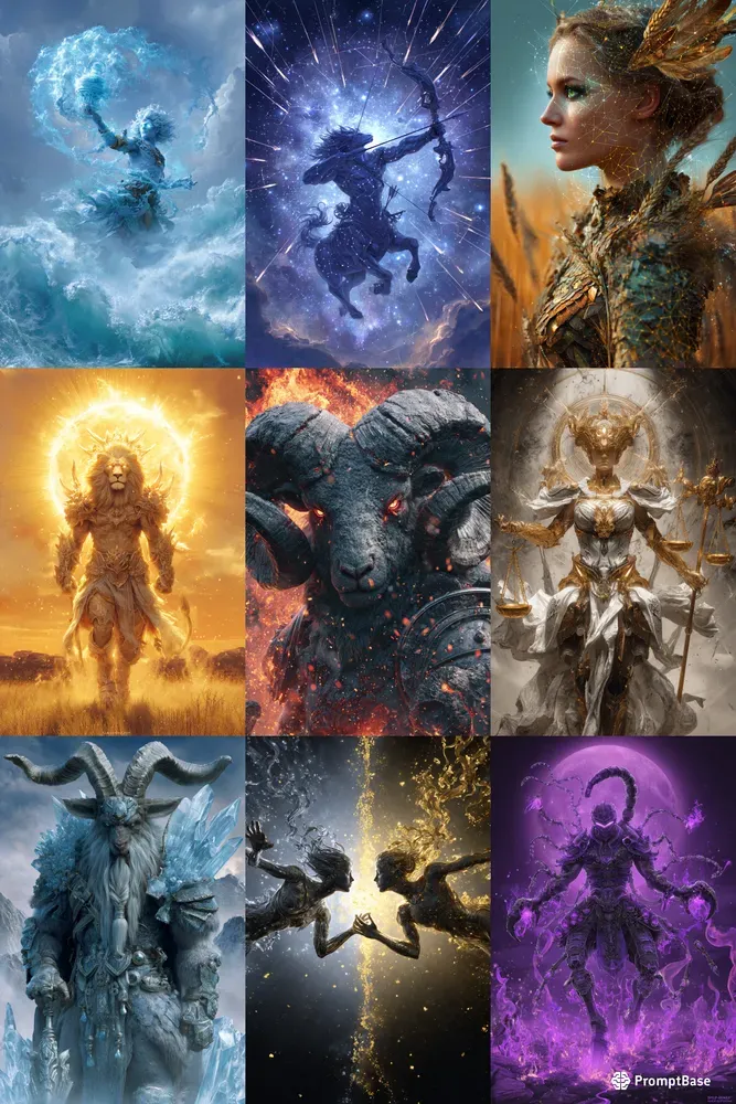 Zodiac Fantasy Art Generator
