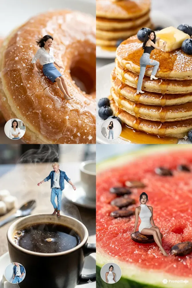 People In Miniature Food Worlds