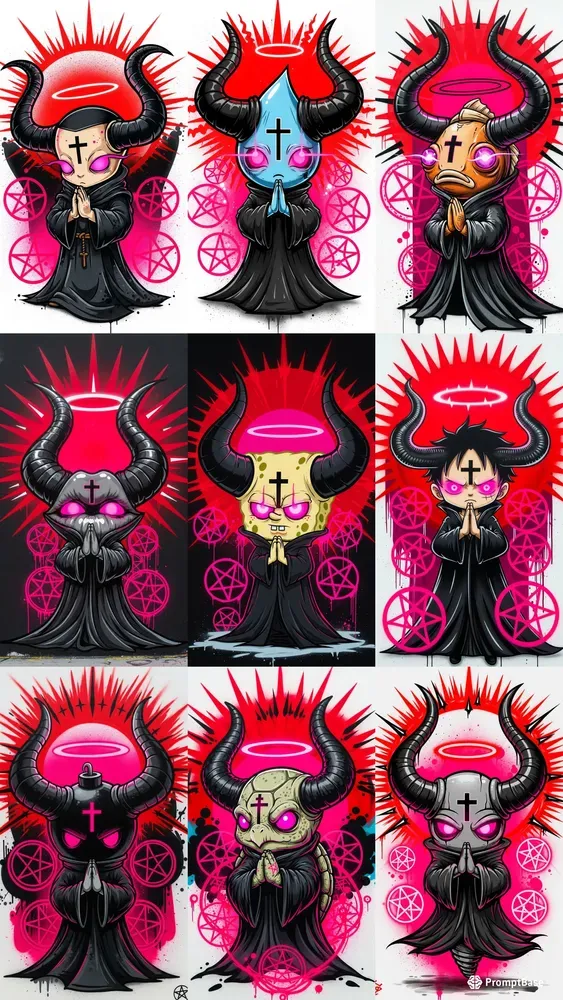 Urban Dark Angels Graffiti