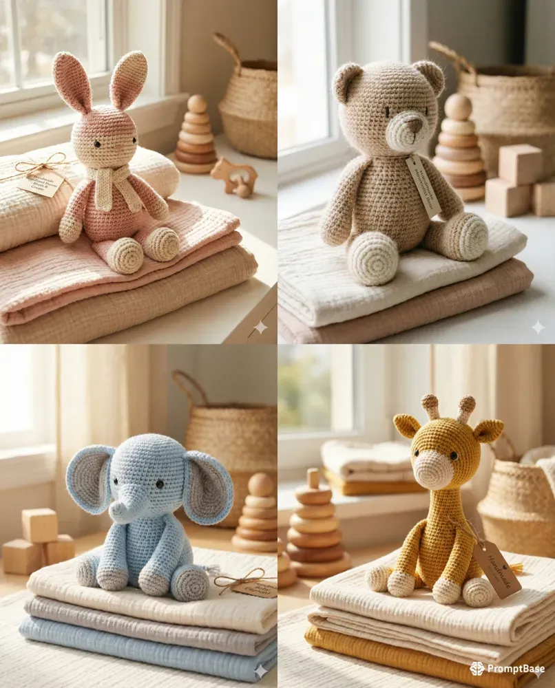 Amigurumi Crochet Nursery Characters
