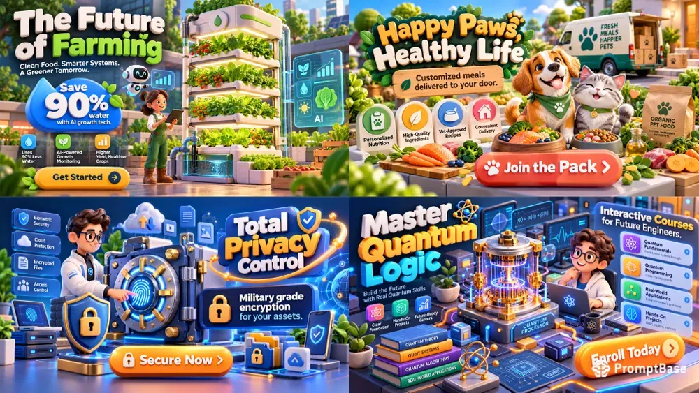 Vibrant 3D Isometric Infographics