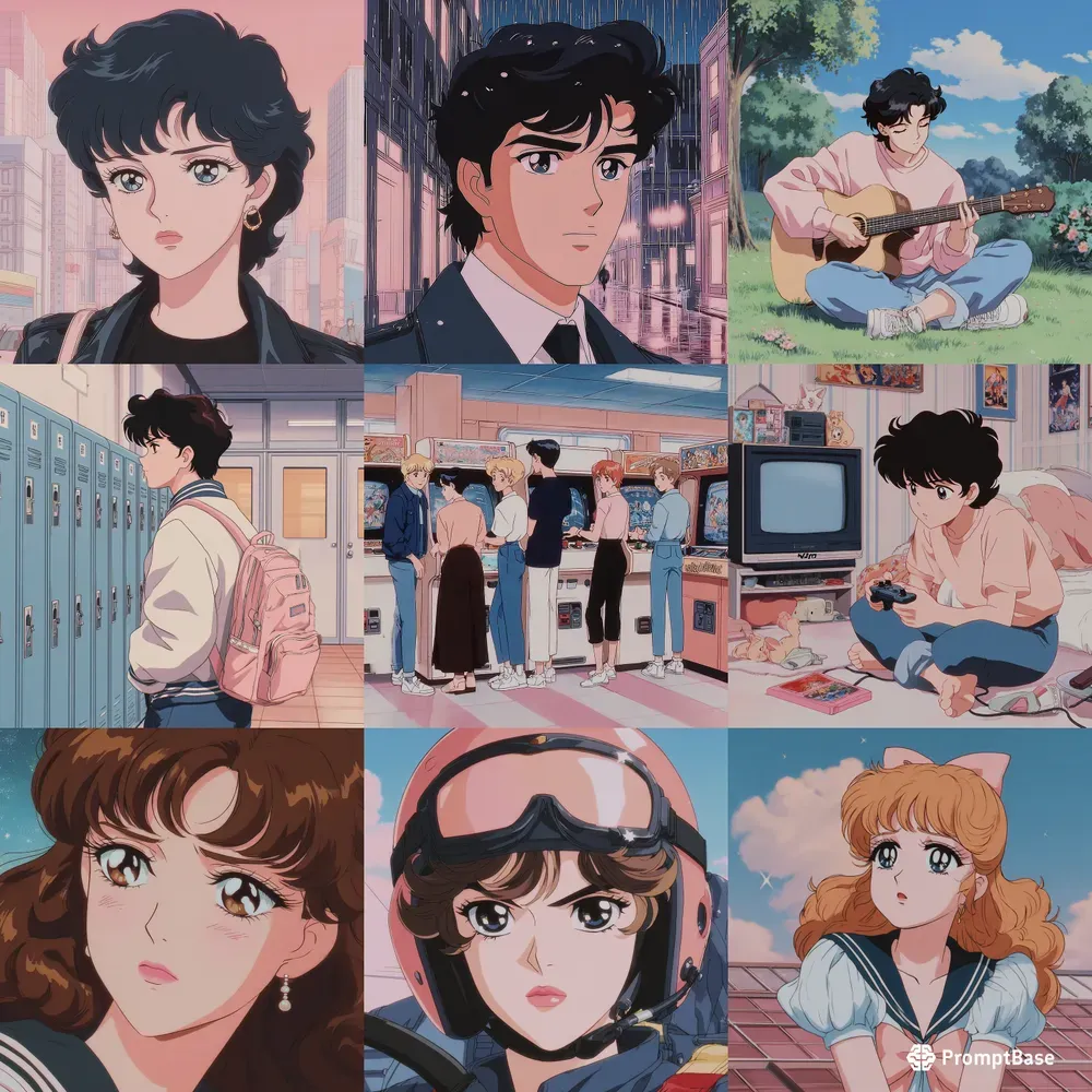 Classic 90s Anime Screenshots