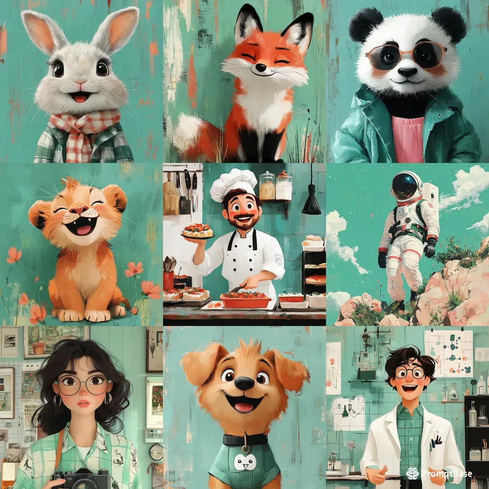 Charming Animated Characters