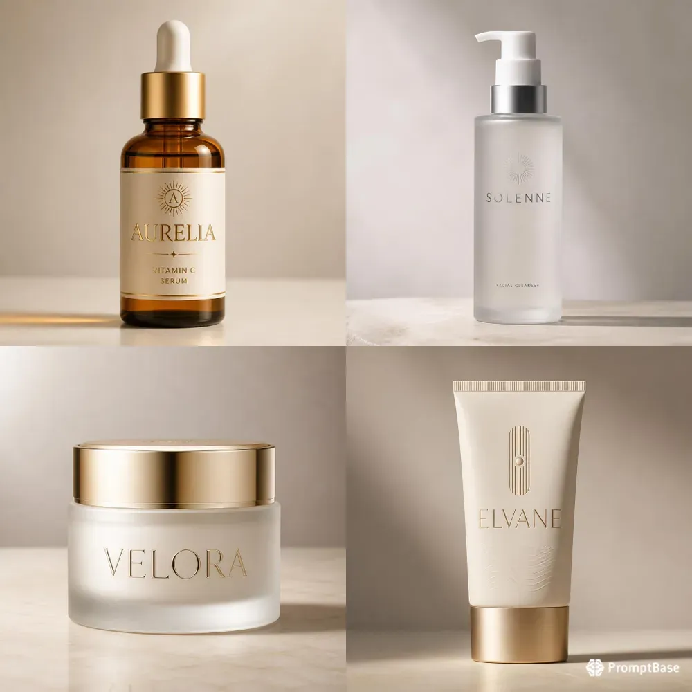 Skincare Product Visuals