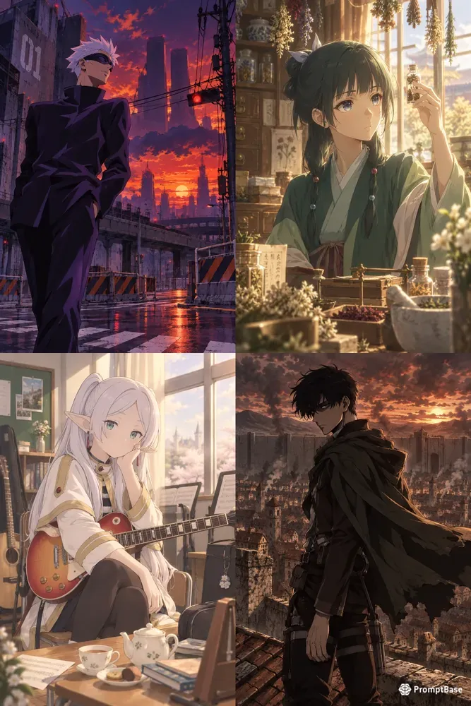 Anime Style Crossover Generator