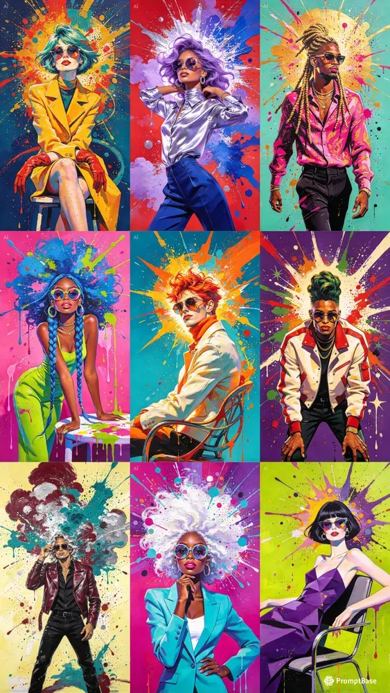 Surreal Popart Portraits