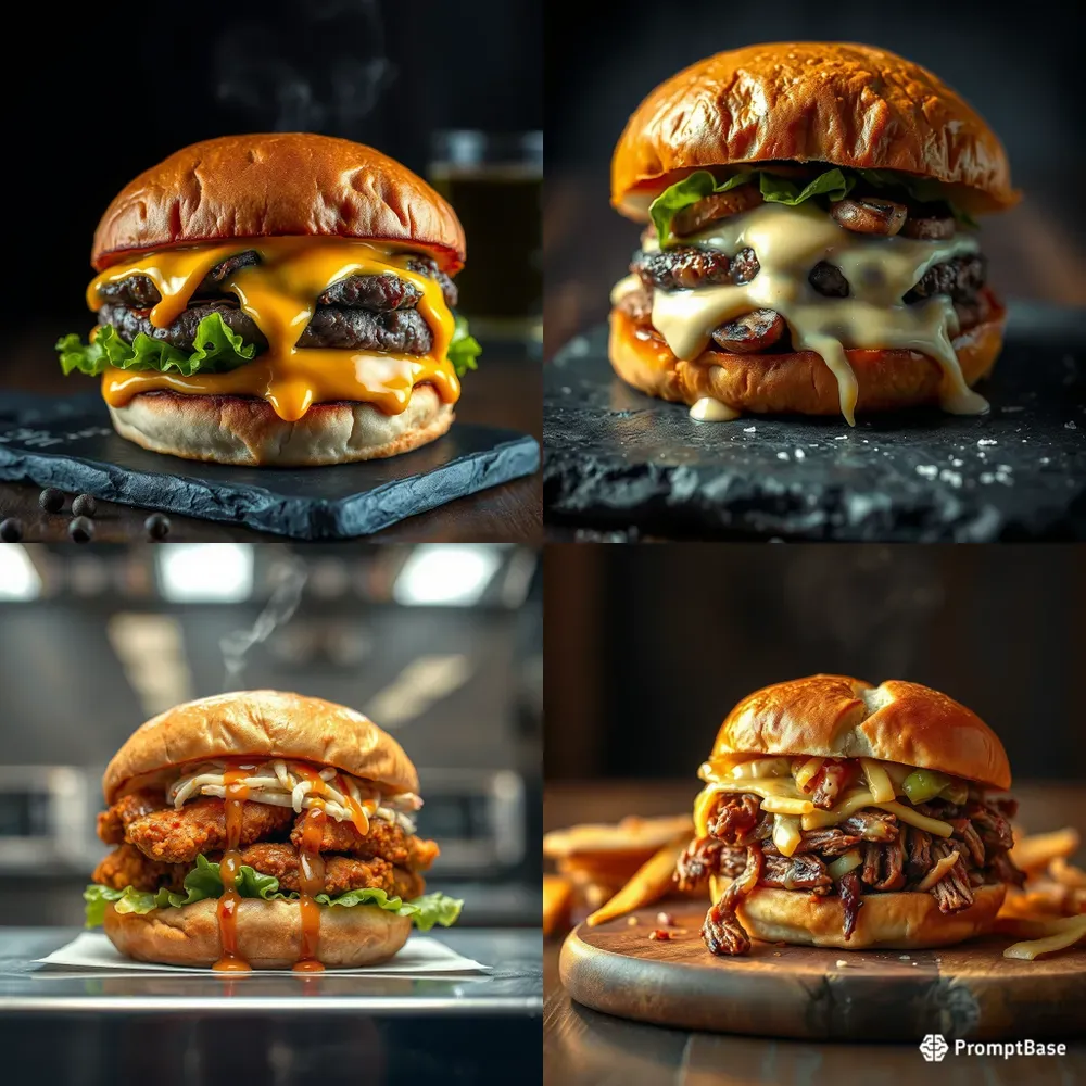 Gourmet Burger Craft Sandwich Heroes