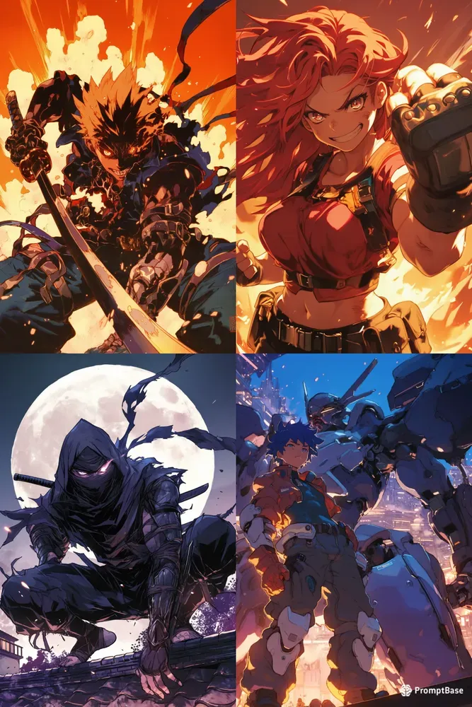 2000s Shonen Manga Cover Studios