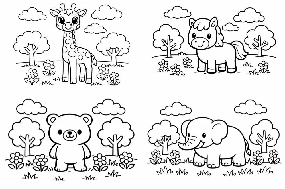 Animal Coloring Pages